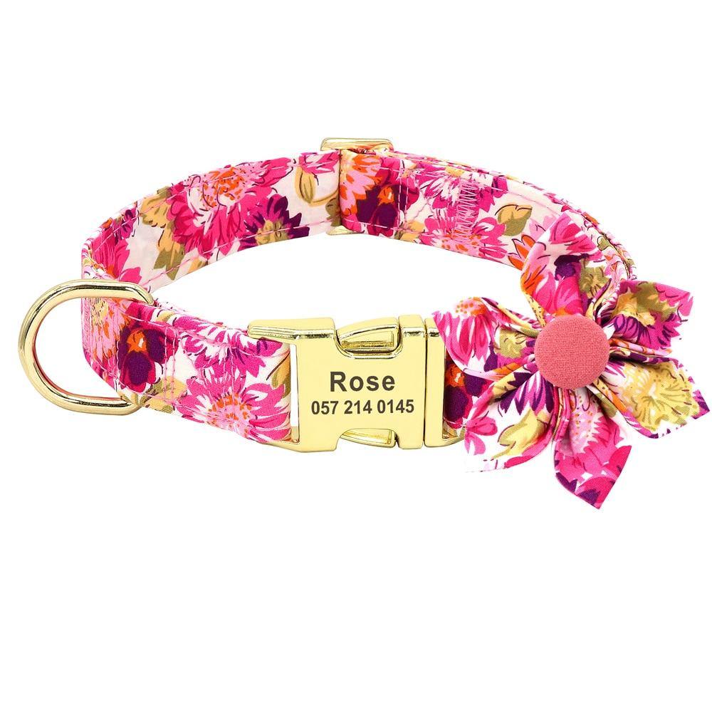 Personalized Flower Bowknot Set
