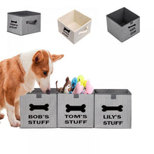 Load image into Gallery viewer, Personalized Pet Storage Basket
