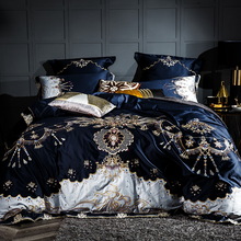 Charger l&#39;image dans la galerie, Bluebell Egyptian Cotton Luxury Duvet Cover Set
