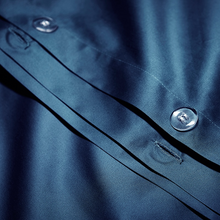 Load image into Gallery viewer, Cleopatra Dark Blue Luxury Egyptian Cotton Duvet Cover Set
