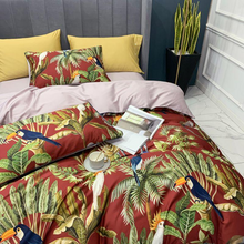 Load image into Gallery viewer, Kayla Botanical Egyptian Cotton Duvet Cover Set
