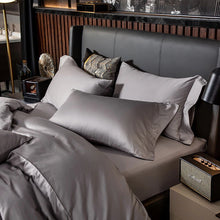 Load image into Gallery viewer, Lakibia Light Grey Silky Soft Egyptian Cotton Bedding Set
