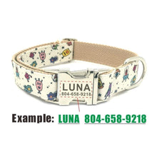 Load image into Gallery viewer, Personalized Alien Monster Collar
