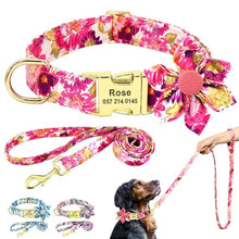 Load image into Gallery viewer, Personalized Flower Bowknot Set
