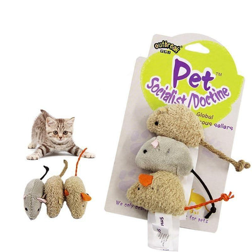 3 PCS Interactive Cat Toy