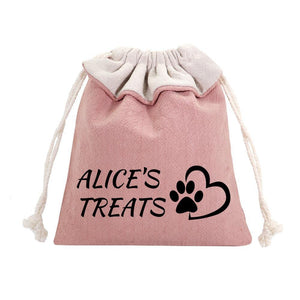 Personalized Custom Portable Dog Treat Snack Bags
