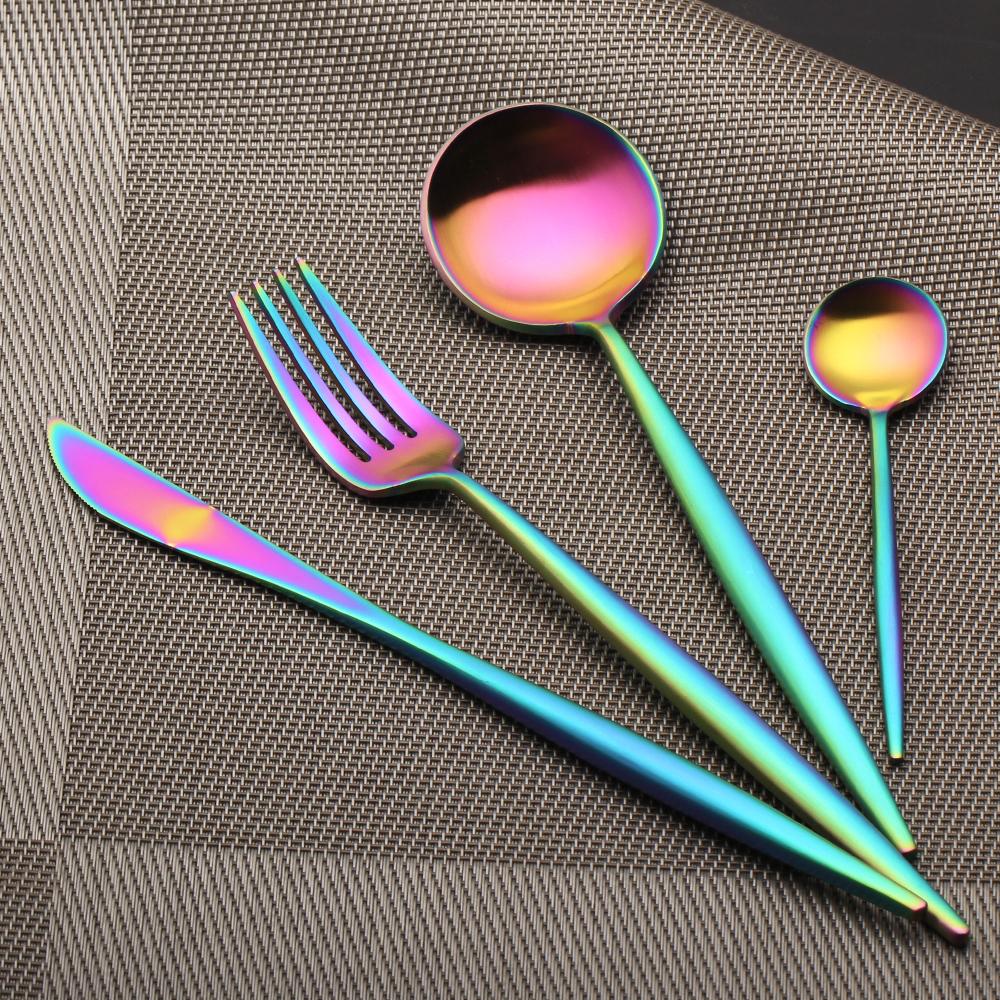 Arya Iridescent Cutlery Set