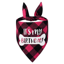 Charger l&#39;image dans la galerie, &#39;Its My Birthday&quot; Dog Adjustable Happy Birthday Bandanas
