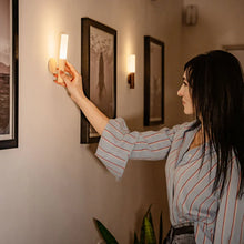Load image into Gallery viewer, Motion Sensor Night Light - Hand-held Portable &amp; Magnetic Smart LED Light ｜Wood Stick with Large Battery
