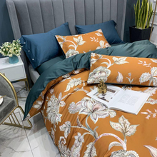 Charger l&#39;image dans la galerie, Alba Floral Ultra Soft Egyptian Cotton Duvet Cover Set
