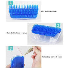 Load image into Gallery viewer, Corner Cat Self Grooming Wall Brush
