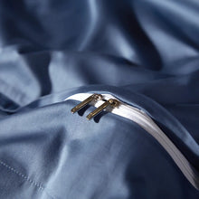 Load image into Gallery viewer, Lakibia Navy Blue Silky Soft Egyptian Cotton Bedding Set
