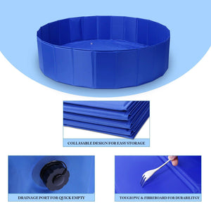 Foldable Pet Collapsible Swimming Pool