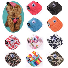 Charger l&#39;image dans la galerie, Basic Colorful Dog Sun Protection Baseball Cap
