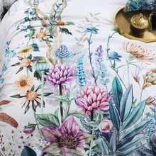 Load image into Gallery viewer, Gianna Light Gray Egyptian Cotton Duvet Cover Set
