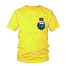 Load image into Gallery viewer, Husky Dog T-Shirt Men
