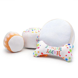 Birthday Ultimate Plush Chew Dog Toys