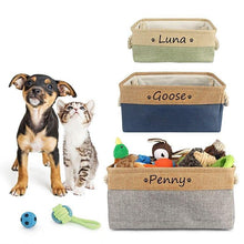 Load image into Gallery viewer, Custom Wide Pet Toy Basket
