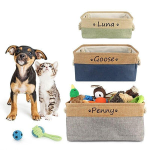 Custom Wide Pet Toy Basket