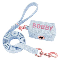 Load image into Gallery viewer, Personalized Dog Garbage Bag and Leash Set
