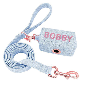 Personalized Dog Garbage Bag and Leash Set