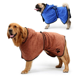 Super Absorbent Pet Bathrobe