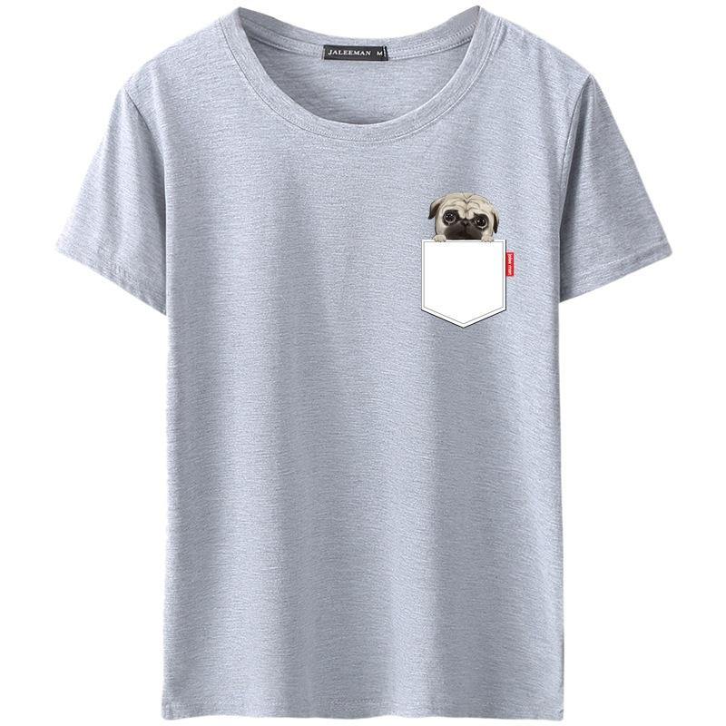 Dog-In-Pocket T-Shirt for Men