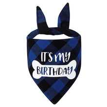 Charger l&#39;image dans la galerie, &#39;Its My Birthday&quot; Dog Adjustable Happy Birthday Bandanas
