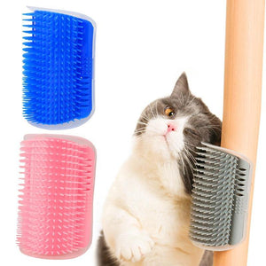 Corner Cat Self Grooming Wall Brush