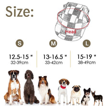 Load image into Gallery viewer, Plaid Summer Dog Baseball Cap
