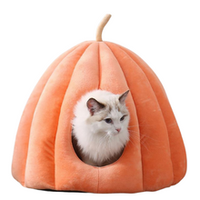 Load image into Gallery viewer, Cute Pumpkin Cat Nest House
