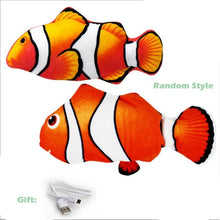 Load image into Gallery viewer, Cat Electric Fish Simulation Kitten Swing Dancing Catnip Toy
