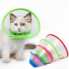 Load image into Gallery viewer, Pet Cone Cat Adjustable Protective Mesh Collar
