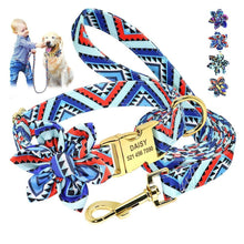 Load image into Gallery viewer, Personalized Artful Bow Collar
