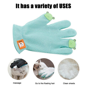 Pet De-shedding Glove Brush Cat Comb Dog Hair Tool