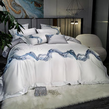 Charger l&#39;image dans la galerie, Amber Embroidered Egyptian Cotton Duvet Cover Set
