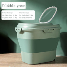 Load image into Gallery viewer, Large Pet Dog Cat Foldable Food Storage Bucket
