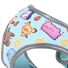 Load image into Gallery viewer, Reflective Anime Adjustable Blue Pikachu Cute Dog Harness and Leash
