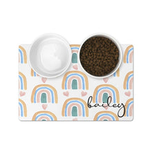 Load image into Gallery viewer, Custom Pet Feeding Placemat Waterproof Dog Food Pad
