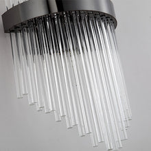 Load image into Gallery viewer, Diana Tapered Crystal And Gold Ring Wall Lamp
