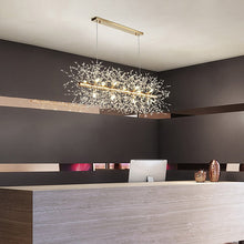 Charger l&#39;image dans la galerie, Alice Dandelion Double-Sided Rectangle Crystal Chandelier
