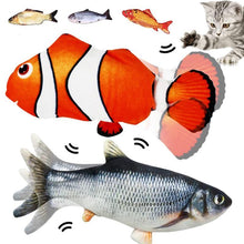 Load image into Gallery viewer, Cat Electric Fish Simulation Kitten Swing Dancing Catnip Toy
