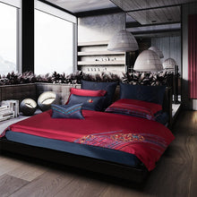 Load image into Gallery viewer, Clennet Luxury Egyptian Cotton Embroidery Duvet Cover Set
