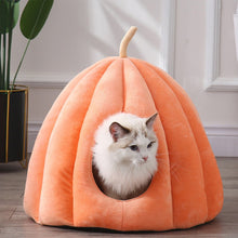 Load image into Gallery viewer, Cute Pumpkin Cat Nest House
