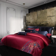 Load image into Gallery viewer, Clennet Luxury Egyptian Cotton Embroidery Duvet Cover Set
