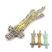 Load image into Gallery viewer, Crocodile Flat Squeaker Toy
