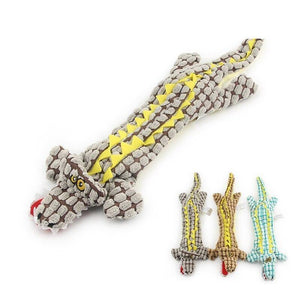 Crocodile Flat Squeaker Toy