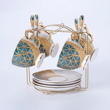 Charger l&#39;image dans la galerie, Agnessia Luxury Bone China Tea Cup Set
