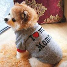 Cargar imagen en el visor de la galería, &quot;I Love My Daddy/Mommy&quot; Dog Autumn Sweatshirt

