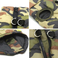 Load image into Gallery viewer, Waterproof Dog Puppy Camo Jacket Coat Vest
